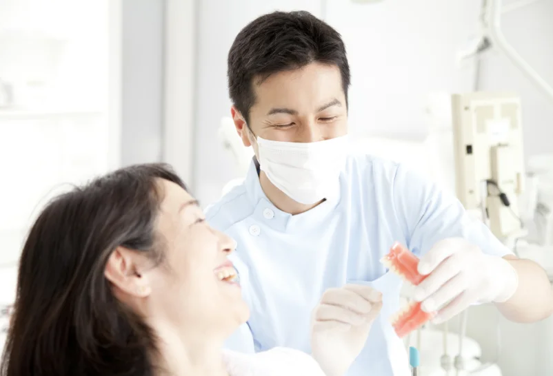歯科医師による説明